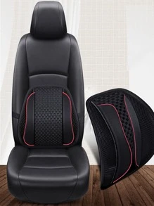 1 pieza Soporte lumbar de malla para coche - Multicolor - Ver 2