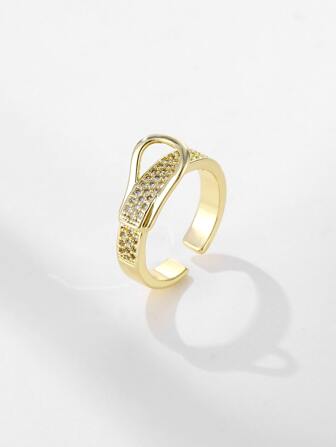 Cubic Zirconia Detail Ring