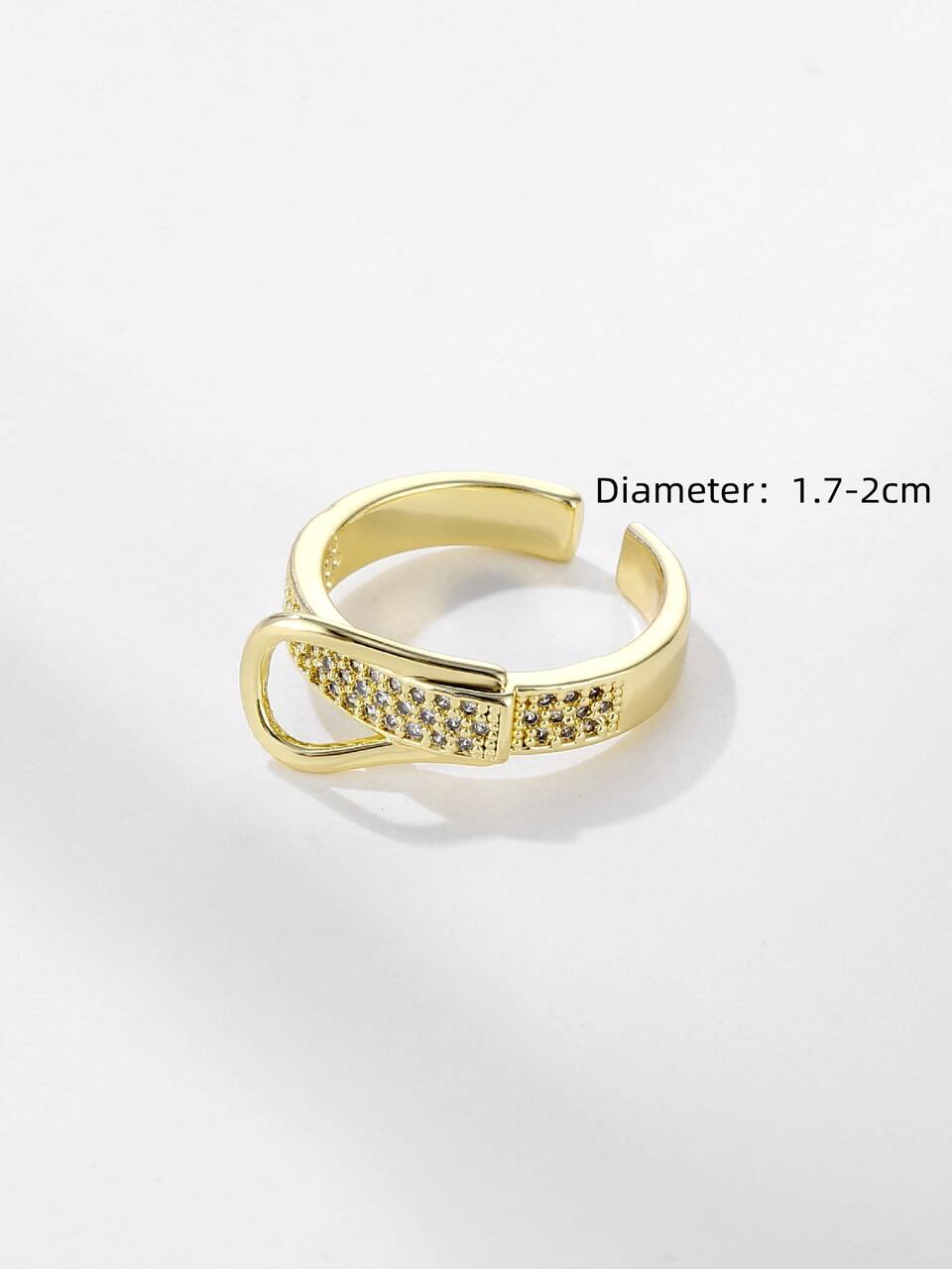 Cubic Zirconia Detail Ring