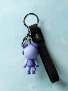 Móc khóa quyến rũ phi hành gia để làm quà tặng, ví, cặp đi học, ba lô và túi xách - Màu tím - Xem 4