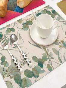1入組植物圖案餐墊 - 彩色 - 查看 4