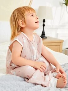 Baby Cartoon Graphic Sleeping Bag - Multicolor - View 4