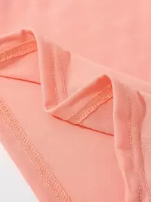 SHEIN Casual Tekst Meisje t-shirt & tank