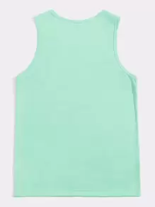Manfinity VCAY Hombres Top tank con estampado de árbol de coco