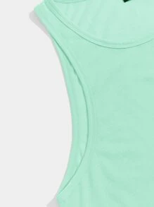 Manfinity VCAY Hombres Top tank con estampado de árbol de coco