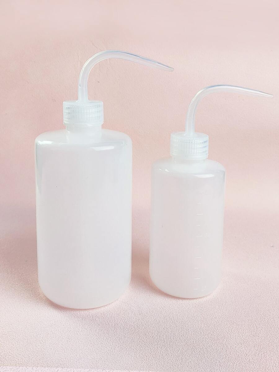 2pcs Tattoo Cleaning Bottle Set Home Bathroom Decor - White - View 1