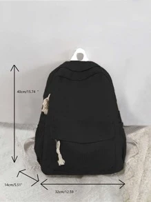 Mochila Funcional Minimalista De Veludo Leve E Casual De Negócios, Bolsa Escolar Para Pós-Graduação, Meninas Adolescentes, Calouros, Alunos Do Segundo Ano, Júnior E Sênior Na Faculdade, Universidade E Ensino Médio Para Meninas Adolescentes Mulheres Estudantes Universitários, Novatos E Trabalhadores De Colarinho Branco Perfeito Para Escritório, Faculdade, Trabalho, Negócios, Deslocamento Diário, Atividades Ao Ar Livre, Viagens, Passeios