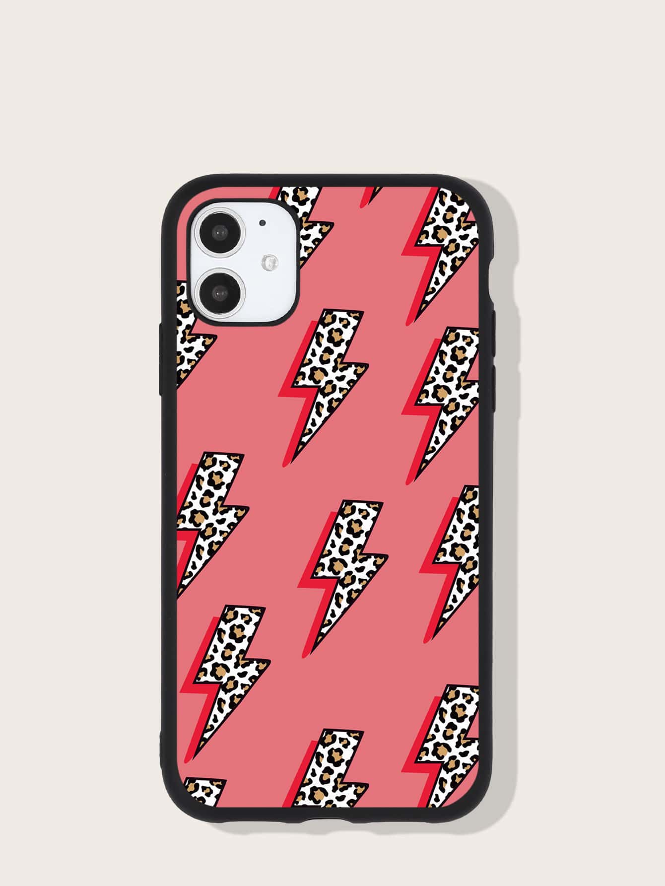Lightning Print Phone Case - Multicolor - View 1