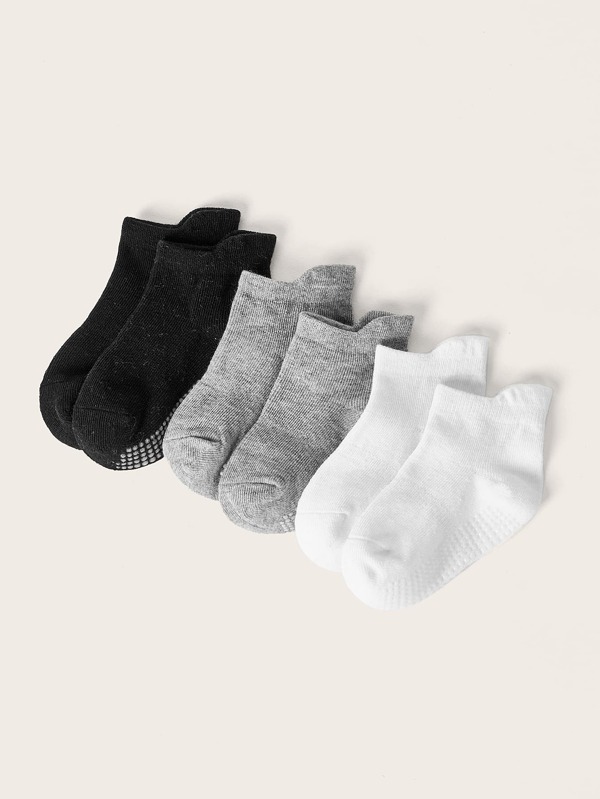3pairs Baby Non-slip Socks