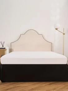 1pc Plain Bed Skirt - Black - View 5