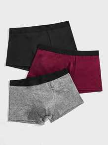 Men 3pack Contrast Tape Boxer Brief - Multicolor - View 3