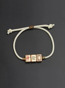 Hợp kim vòng tay trang trí mạt chược thời trang và phổ biến cho nam giới làm quà tặng trang sức và cho vẻ ngoài sành điệu - Nhiều màu - Xem 3