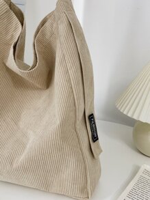 Lightweight,Business Casual Minimalist Shoulder Bag For Teen Girls Women College Students,Rookies & White-Collar Workers Perfect For Office,College,Work ,Business,Commute,Outdoors, Travel, Outings, Shoulder Bag For School - Beige - View 4