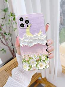 Oil Painting Print Phone Case - Multicolor - View 1