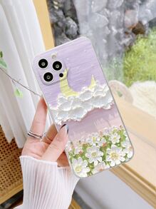 Oil Painting Print Phone Case - Multicolor - View 3