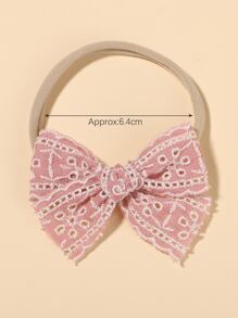 3入組嬰兒蝴蝶結裝飾髮箍 - 彩色 - 查看 4