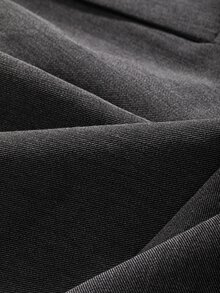 DAZY High Waist Slant Pocket Shorts Without Belt - Grey - View 5