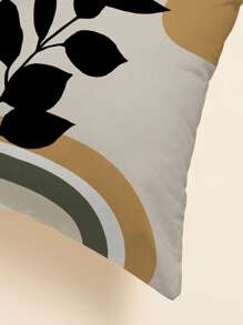 1入組樹葉印花靠墊套不附帶墊芯 - 彩色 - 查看 2