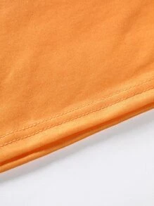 Manfinity Homme Men Ombre Letter Graphic Tee - Multicolor - View 4