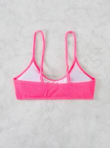 Swim Basics Top bikini Smocked