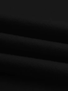 Manfinity Homme Men Patch Detail V Neck Tee - Black - View 3