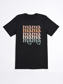 Calvaya Plus Letter Graphic Tee - Black - View 5
