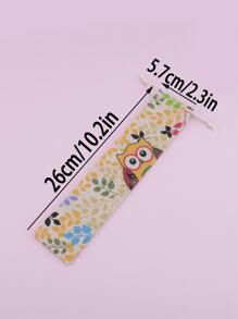 1pc Random Printed Tableware Storage Bag