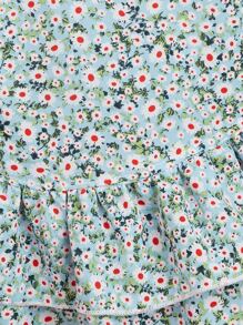 1入組印花寵物連衣裙適用於狗狗和貓適合夏天 - 彩色 - 查看 5