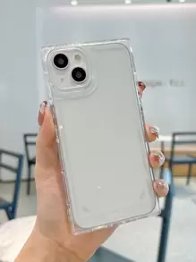 Custodia trasparente per telefono rettangolo design - Trasparente - Visualizzare 1