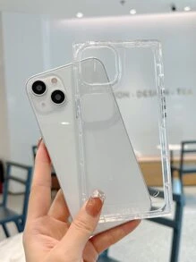 Custodia trasparente per telefono rettangolo design - Trasparente - Visualizzare 2