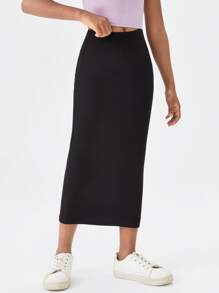 Tween 女童修身优雅条纹针织裙