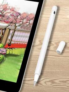 4 piezas Funda unicolor compatible con 1er Apple Pencil - Blanco - Ver 2
