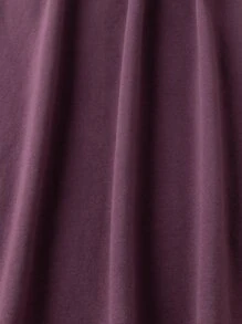 SHEIN LUNE Camiseta con estampado de pata y diente de león - Morado - Ver 3