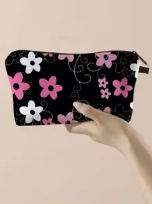floral print makeup bag