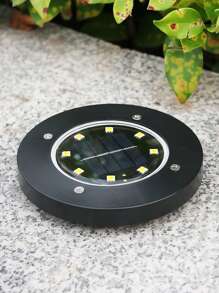 1 pieza 8 LED de luz solar para jardín al aire libre - Blanco - Ver 7