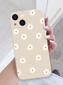 Daisy Painted Phone Case Compatible With IPhone 11,IPhone 13,IPhone 14 Pro Max - Beige - View 2