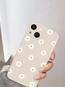 Daisy Painted Phone Case Compatible With IPhone 11,IPhone 13,IPhone 14 Pro Max - Beige - View 5