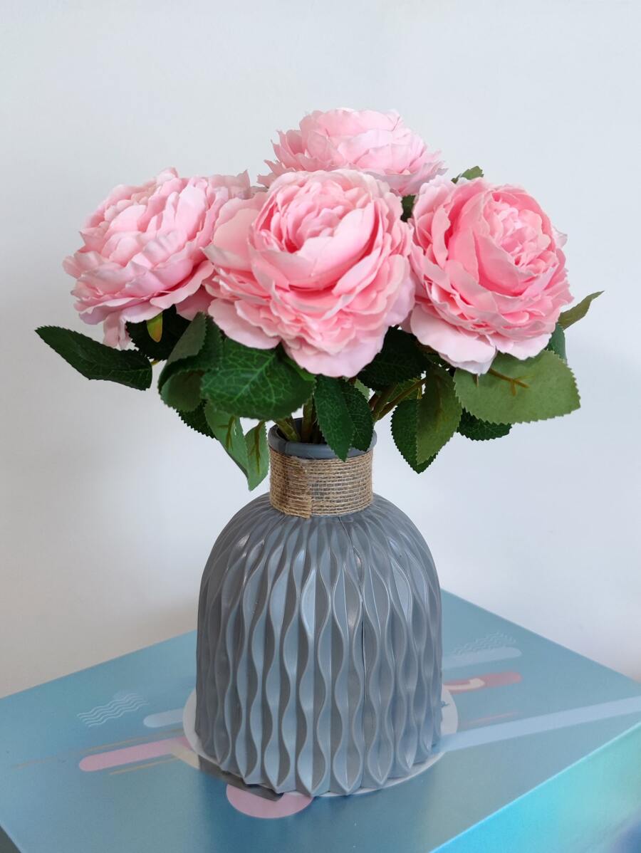 1pc Nordic Plastic Vase, Creative Modern Vases, Nordic Style Flower