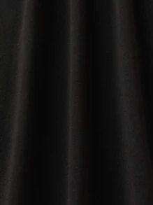 SHEIN LUNE 大碼圖案小圓領T恤 - 黑色 - 查看 3