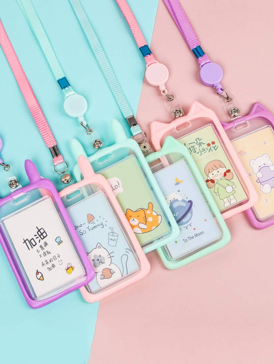 1pc Random Color Card Holder