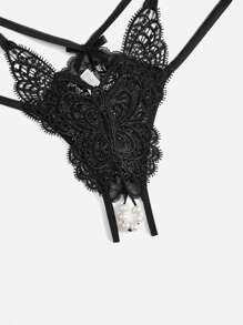 Bragas con abertura con encaje