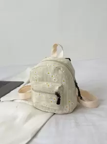 Mini mochila floral com bolso frontal clássicoMochila escolar, bolsa escolarLeve, portátilPara meninas adolescentes mulheres estudantes universitáriosEscola primária, ao ar livre, viagens, passeios, férias, comprasMochila escolar, material escolar, à prova d'água, leve, fofo, adequado para meninas adolescentes mulheres estudantes universitários, novatos e Trabalhadores de colarinho branco, trabalhadores de colarinho branco, perfeitos para volta às aulas, faculdade, escritório, férias, praia
