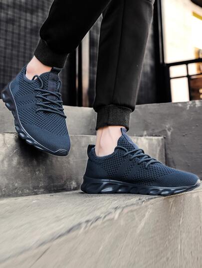 حذاء جري شريط شبكي رباط امامي للرجال