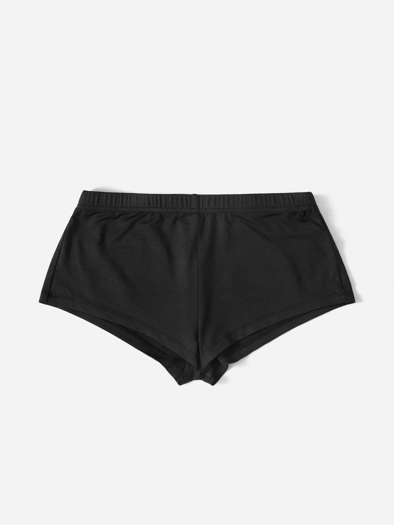 SHEIN ICON Rhinestone Butterfly Pattern Biker Y2k Shorts