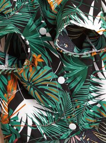 Palm Leaf Print Pet Shirt