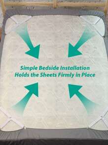 4pcs Bed Sheet Holder Straps, Fitted Sheet Straps