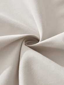 Lace Decor Duvet Cover Set Without Filler - Light Grey - View 6