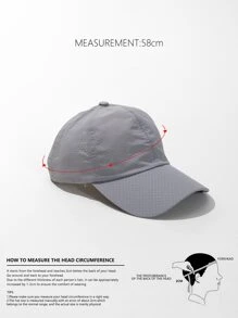 男士字母圖案棒球帽
