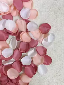 100pcs Random Throwing Confetti, Artificial Flower Petal Confetti For Party Decor,Christmas - Multicolor - View 3