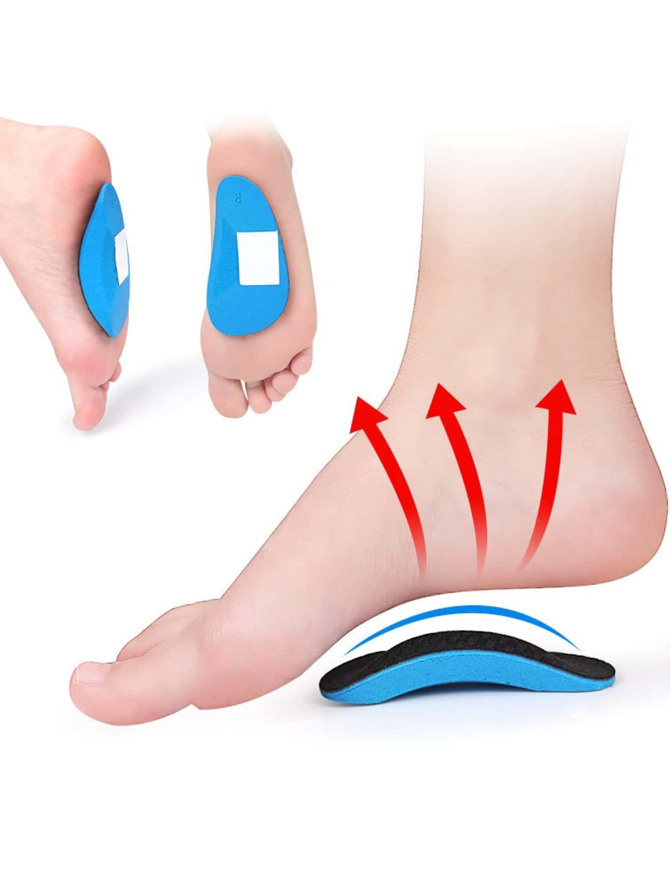 1 đôi Chất rắn Arch Ủng hộ Tấm lót